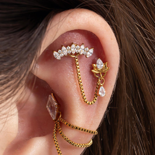 Single Chain Charm Connector | Stainless Steel