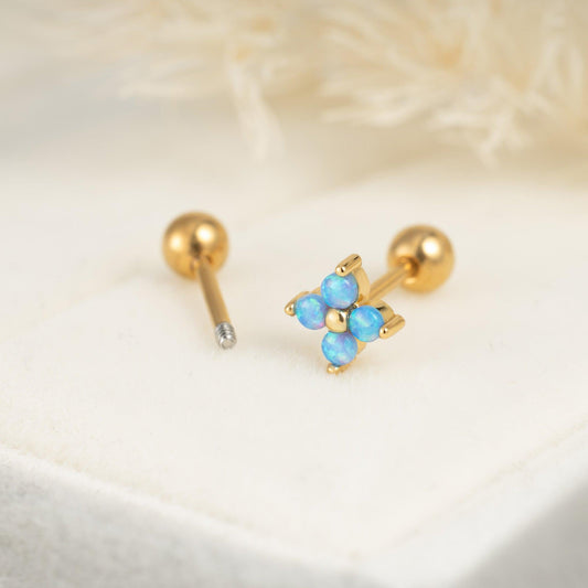 Color_Gold,Bar Type & Materials_Ball End (Titanium);EricaJewels