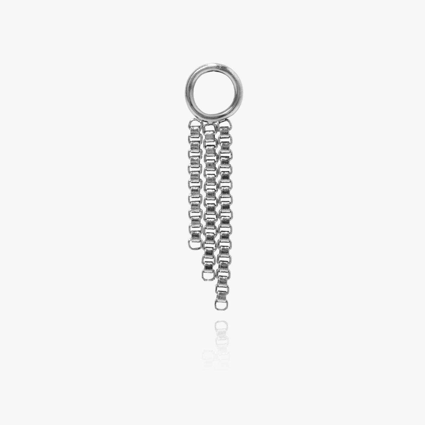 Triple Drops Chain Charm | Stainless Steel