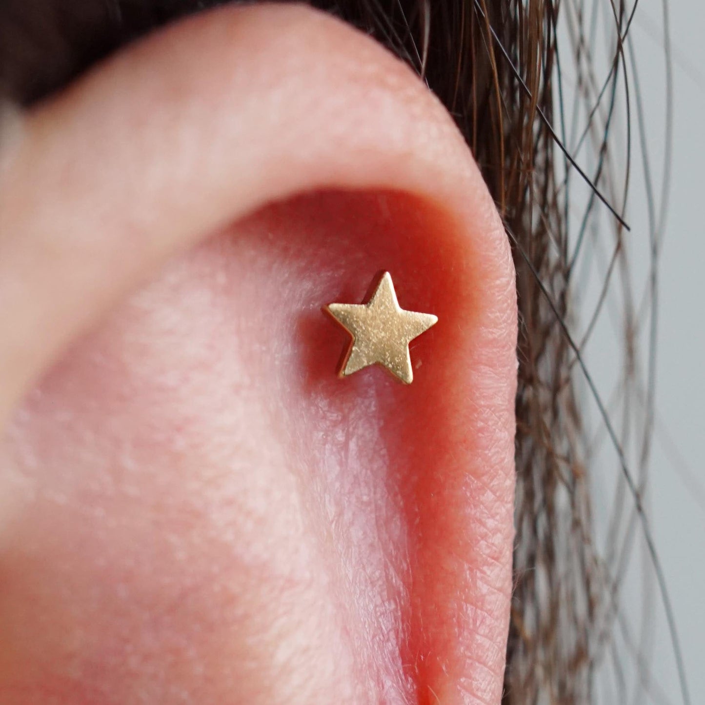 flat back piercings