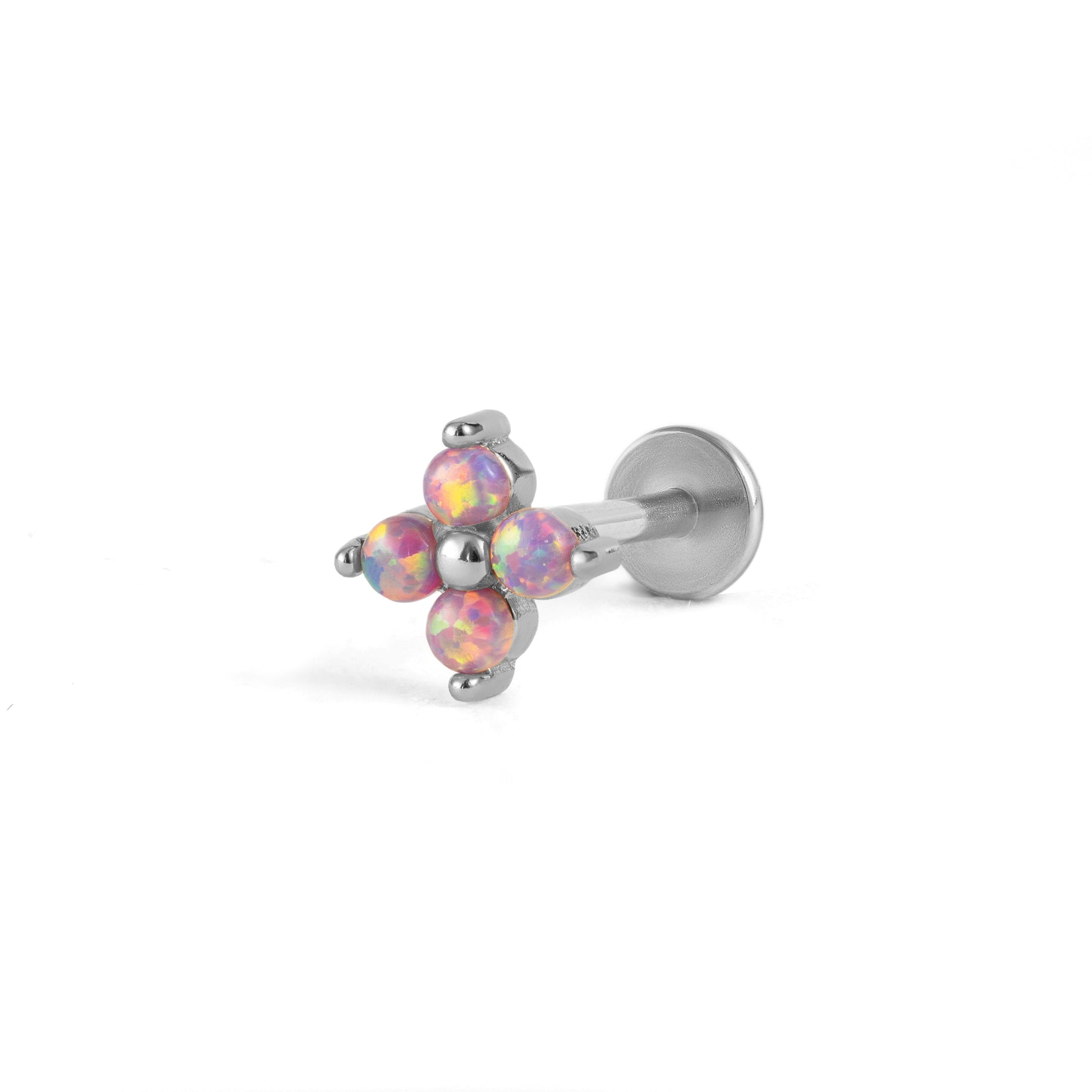 Color_Silver,Bar Type & Materials_Labret (Titanium);flat back piercings-8