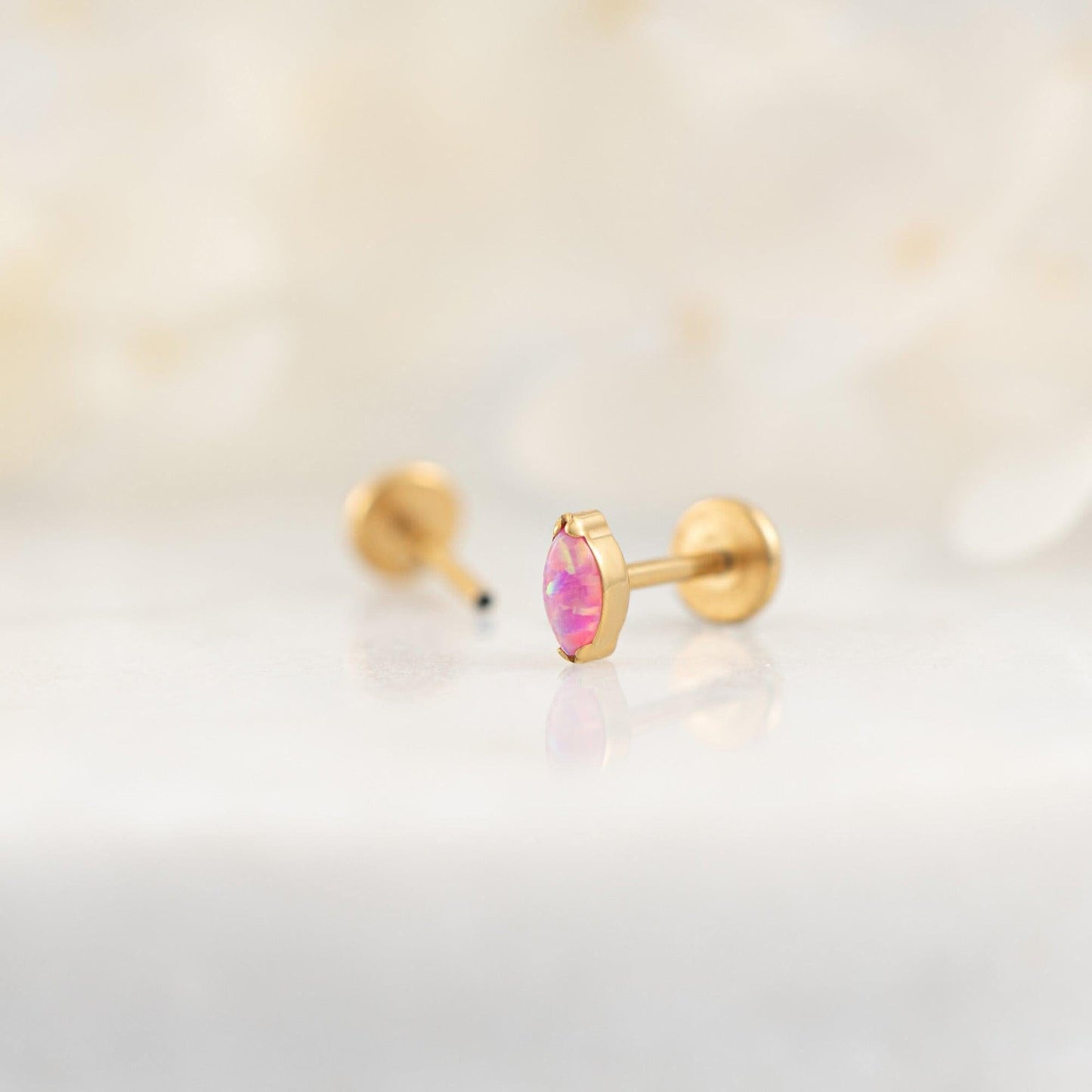 Color_Gold;flat back piercings-8