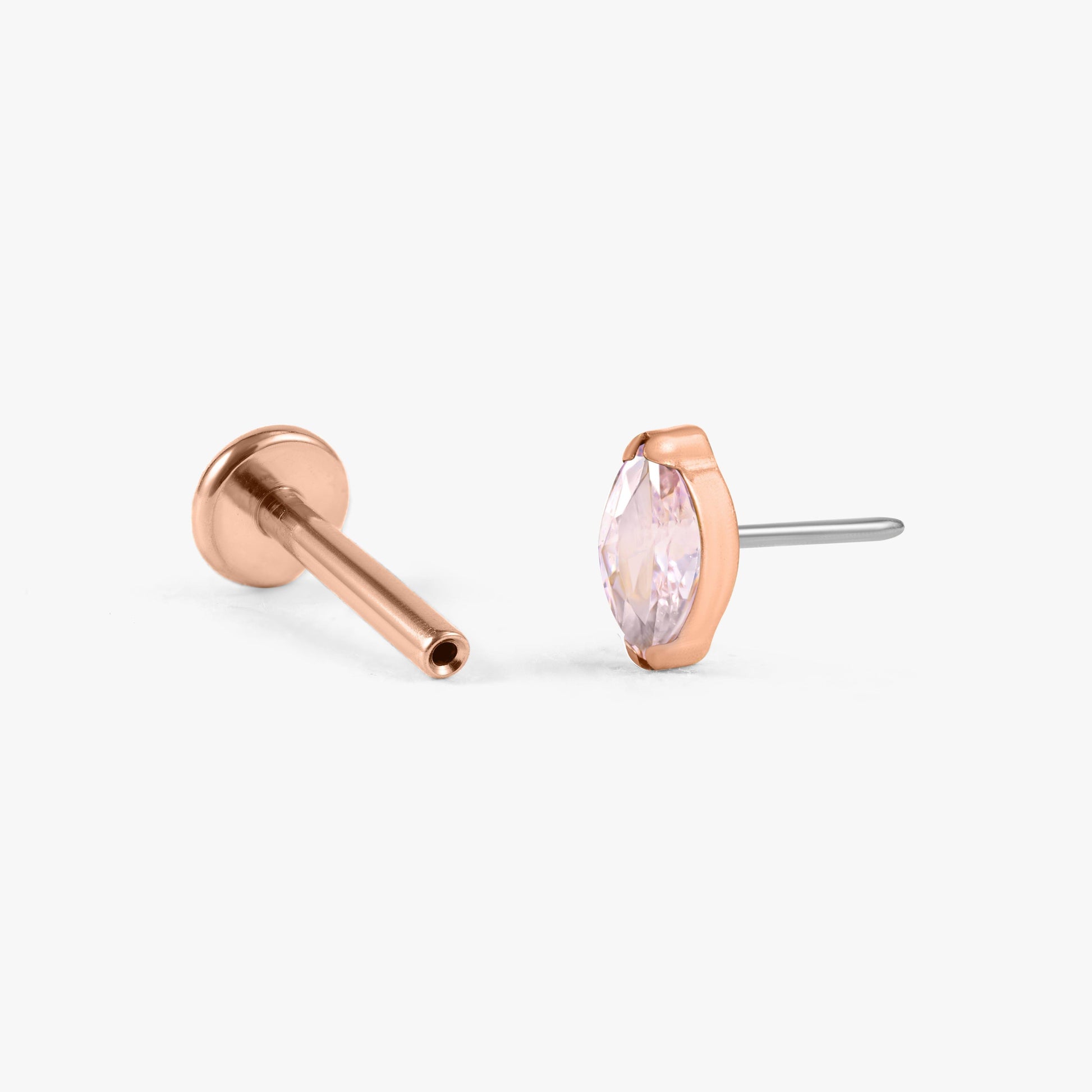 Color_Rose Gold;-flat back push in
