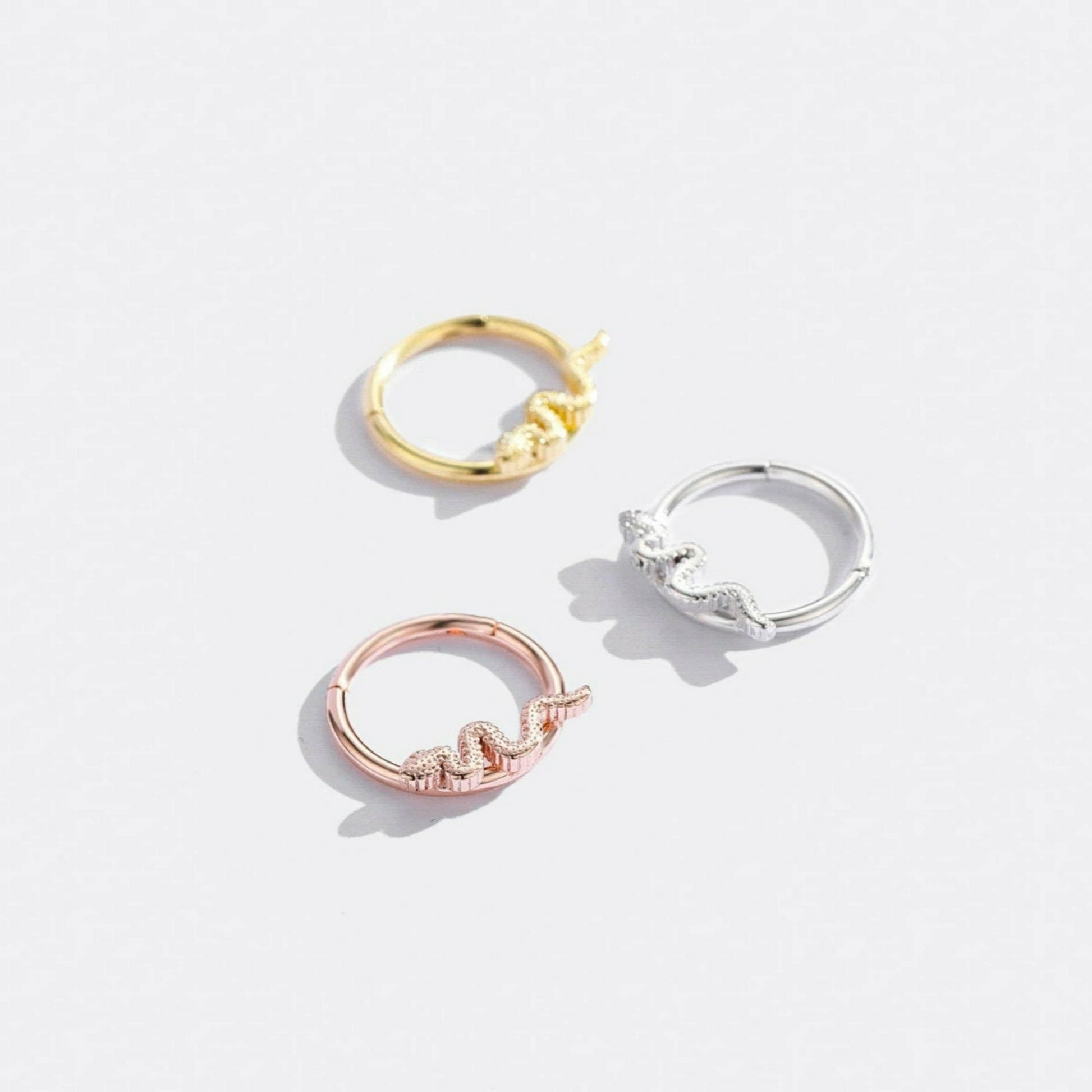 Snake Daith Earrings - EricaJewels
