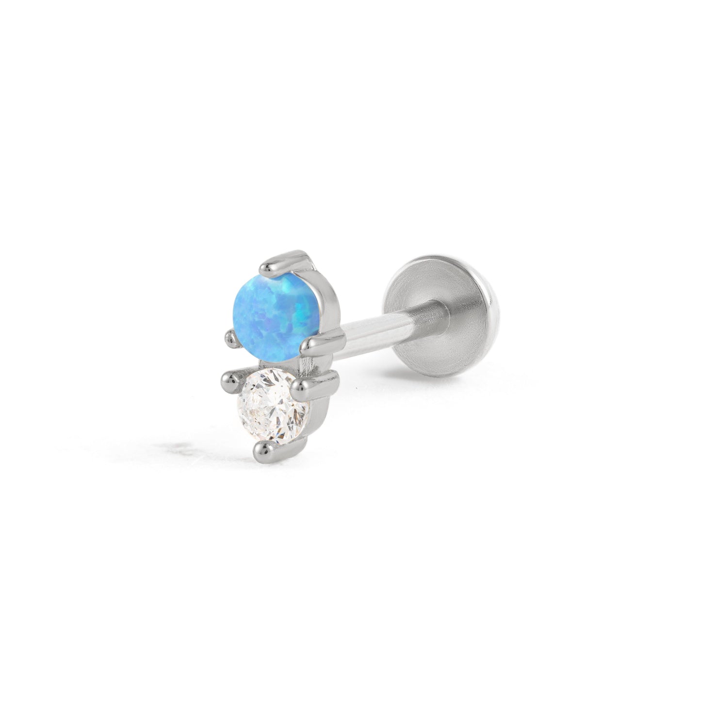 Color_Silver,Bar Type & Materials_Labret (Titanium);flat back piercings-8