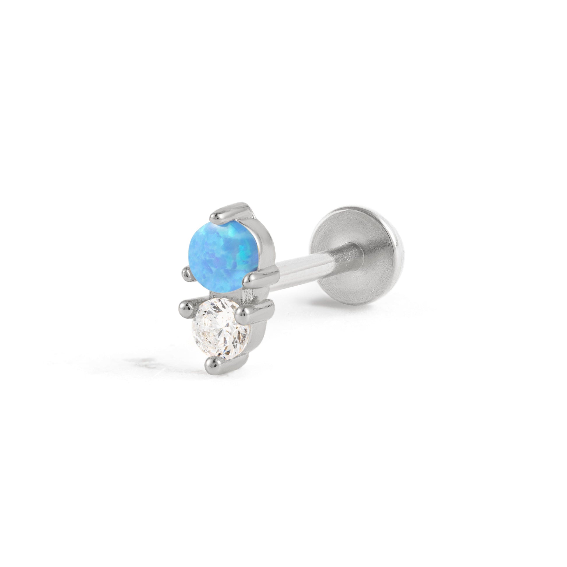Color_Silver,Bar Type & Materials_Labret (Titanium);flat back piercings-8