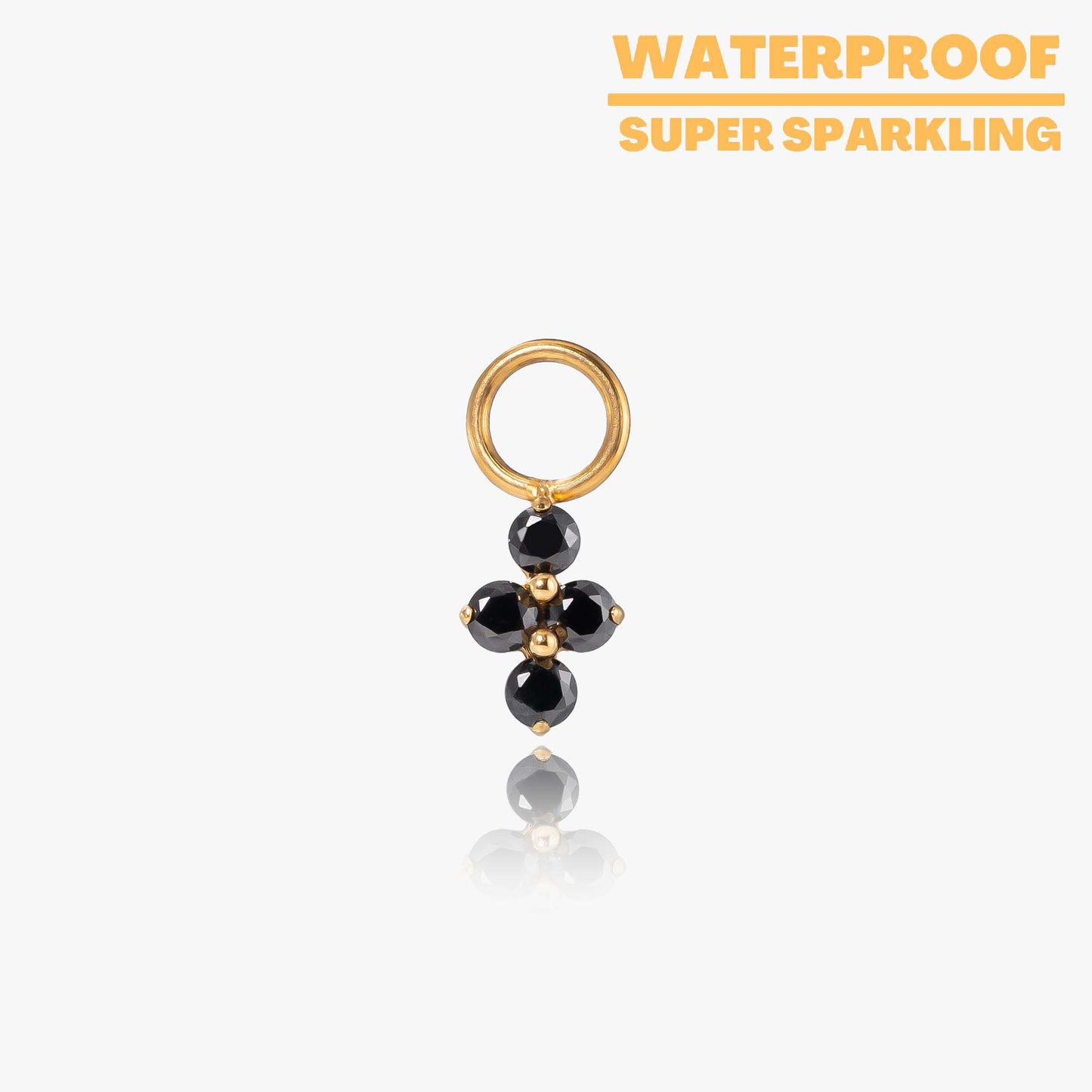 Lina - Bloom Charms - Crystal | Amethyst | Emerald | Black
