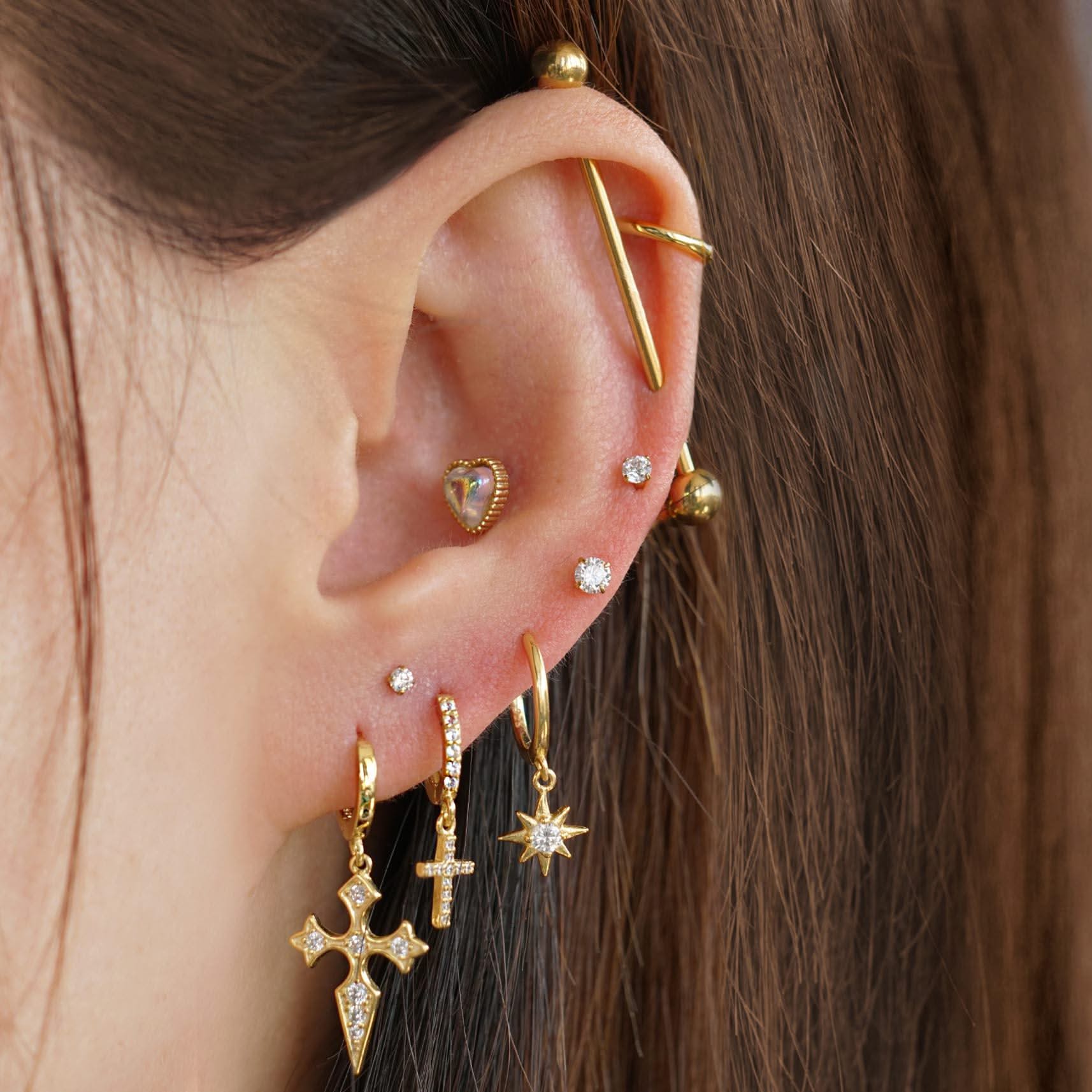 Color_ALL;flat back piercings