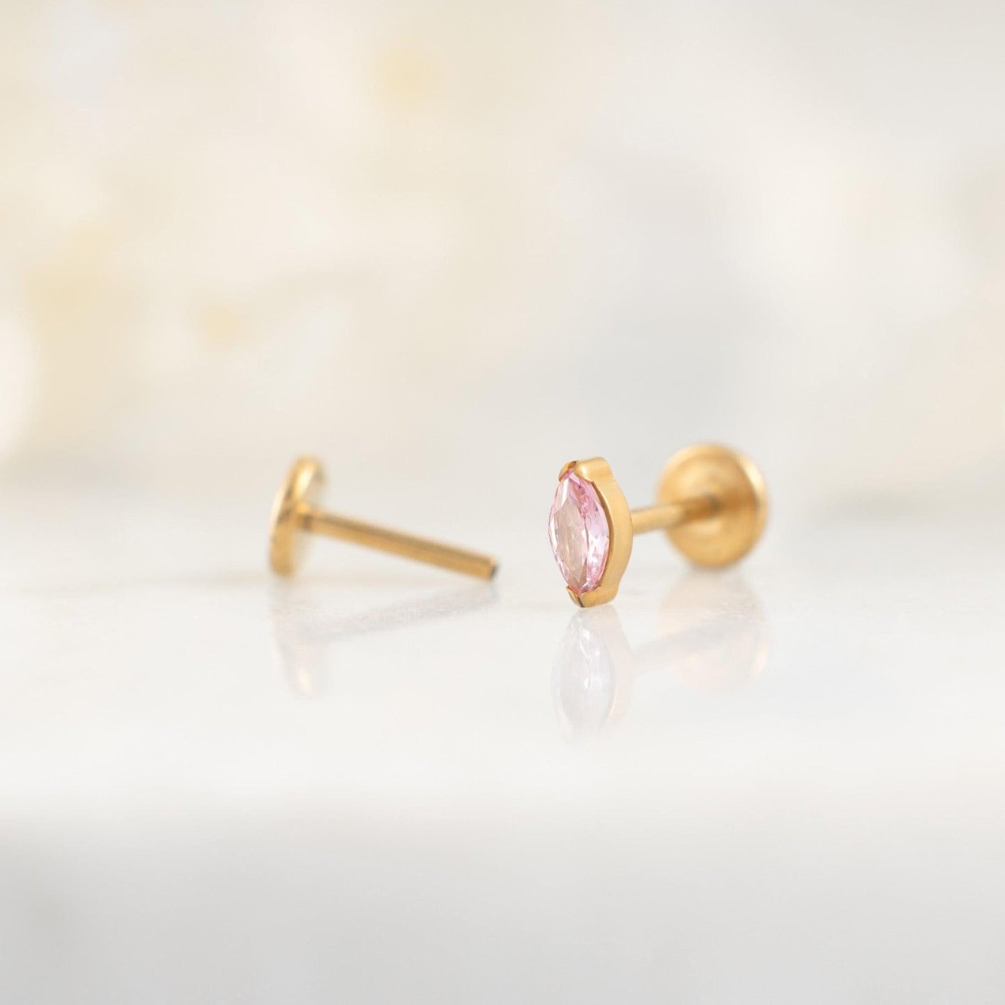 Color_Gold;flat back piercings-8