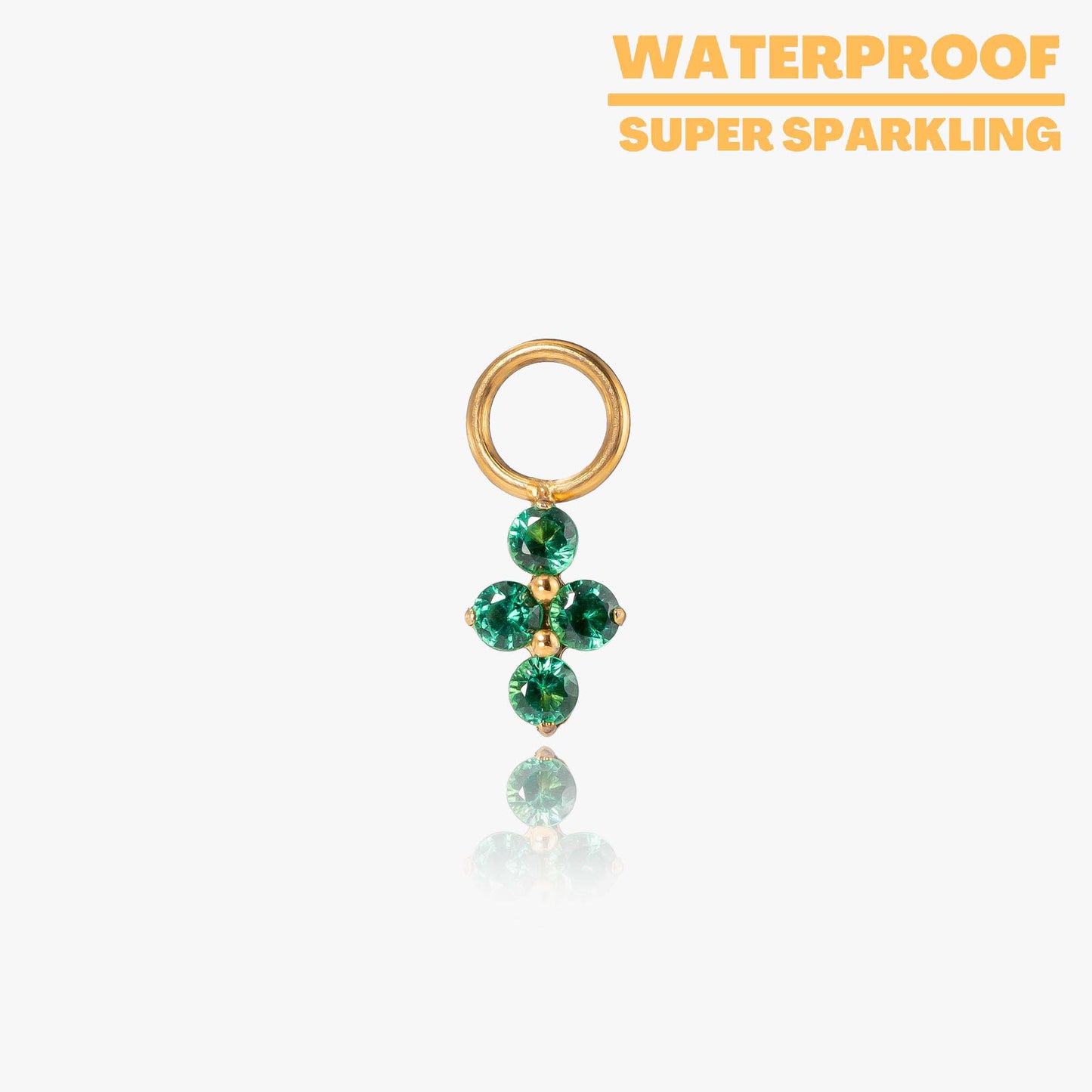 Lina - Bloom Charms - Crystal | Amethyst | Emerald | Black