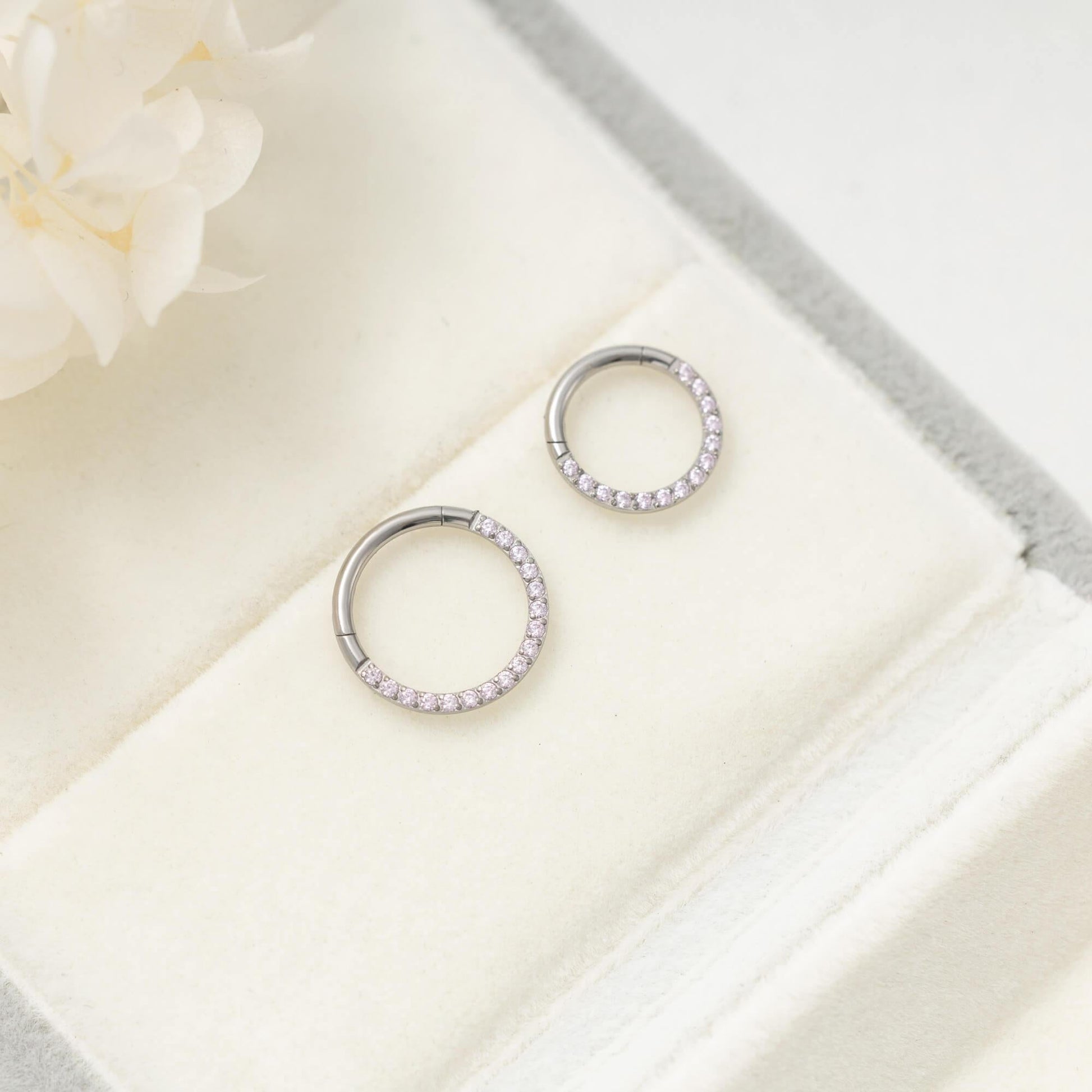 Titanium Septum Ring & Daith Hoop - Erica Jewels