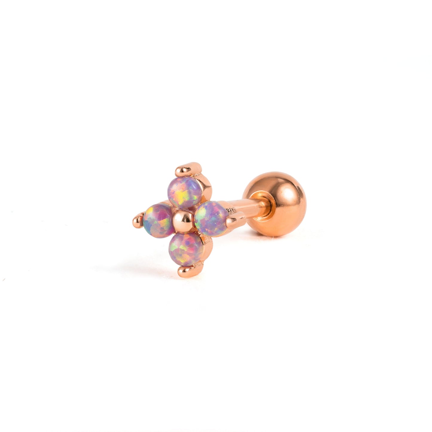 Color_Rose Gold,Bar Type & Materials_Ball End (Titanium)