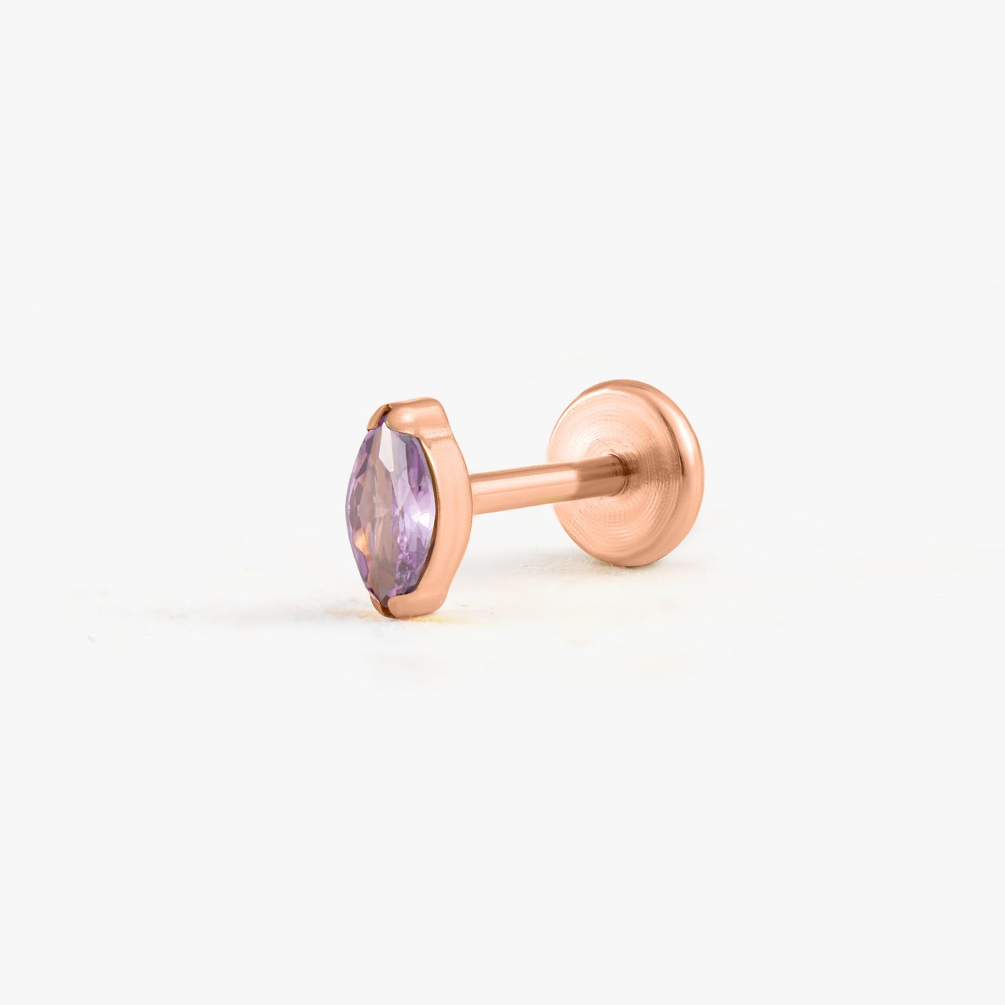 Color_Rose Gold;flat back push in