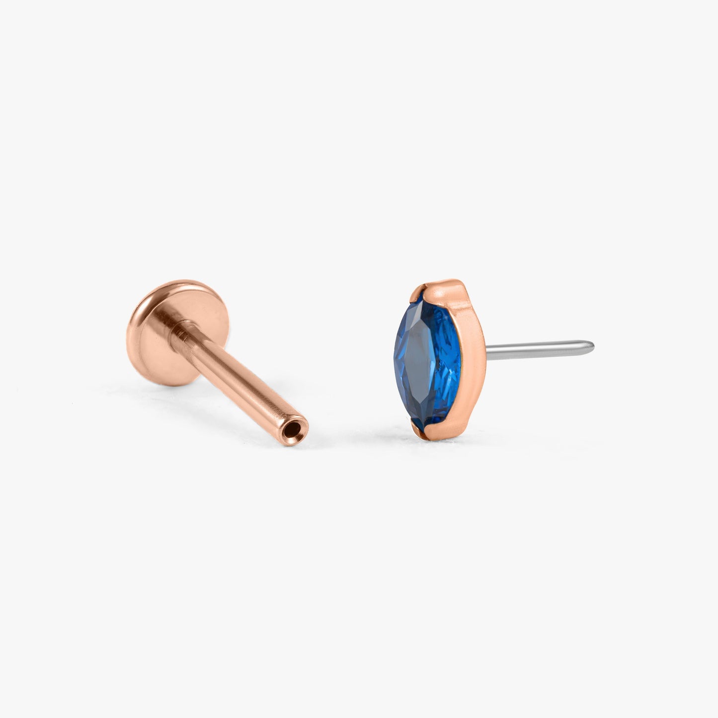 Color_Rose Gold;flat back push in