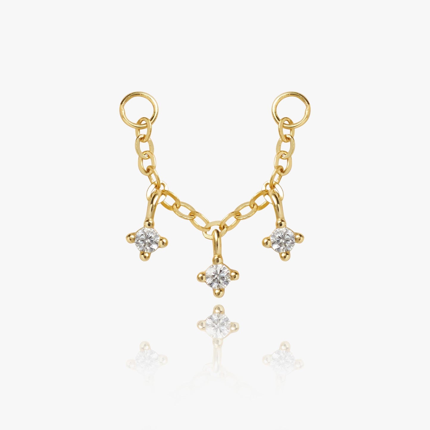 Crystal Drops Chain Charm