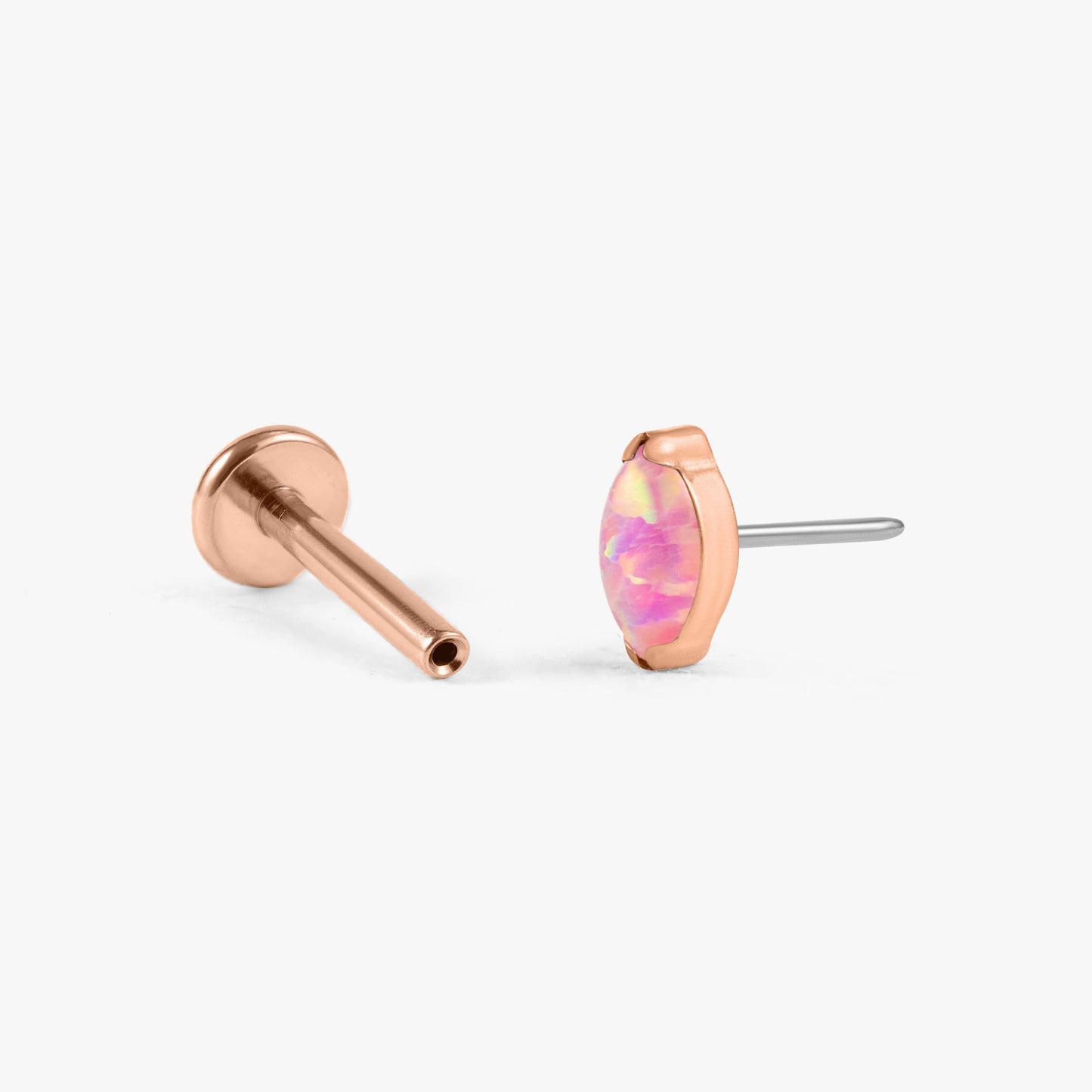 Color_Rose Gold;-flat back push in